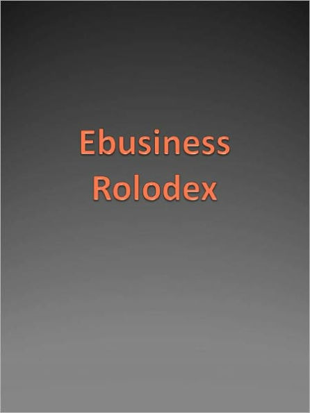 eBUSINESS ROLODEX