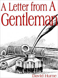 Title: A Letter From A Gentleman, Author: David Hume