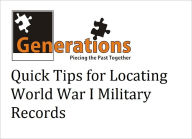 Locating World War I Military Records