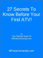27 Secrets To Know Before Your First ATV!