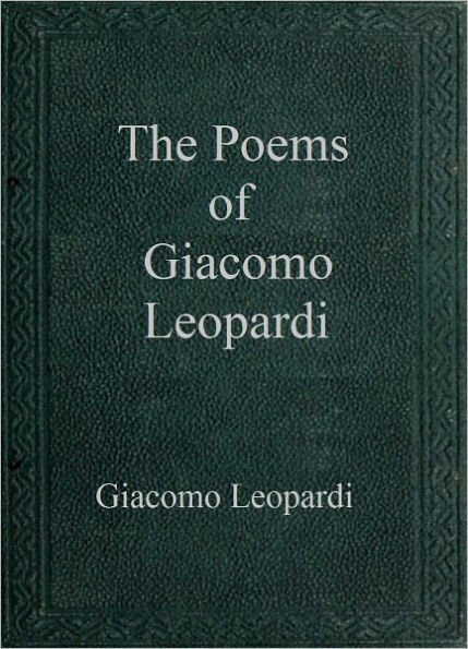 The Poems of Giacomo Leopardi
