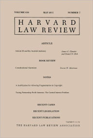 Title: Harvard Law Review: Volume 124, Number 7 - May 2011, Author: Harvard Law Review