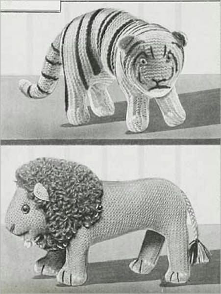 tiger stuffed animal pattern