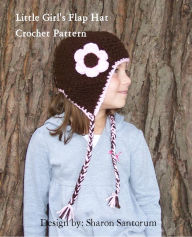 Little Girl's Flap Hat Crochet Pattern