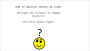 HOW TO ANALYZE PEOPLE ON SIGHT
