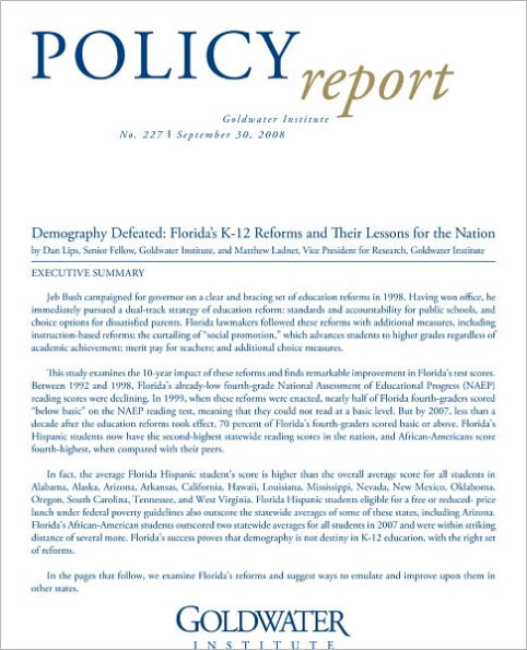Demography Defeated: Florida's K-12 Reforms and Their Lessons for the Nation