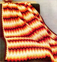 Vintage Crocheted Afghan Patterns Plus Illustrations on How To Crochet