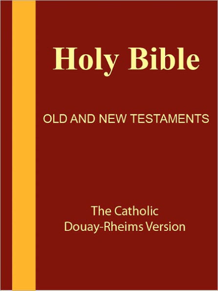 Holy Bible, Catholic Bible Douay-Rheims Version, Complete Old Testament and New Testament [NOOK eBook with optimized navigation]