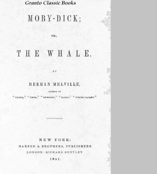 Moby Dick ( Classic Series) with Etymology by Herman Melville