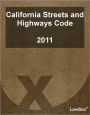 California Streets and Highways Code 2011