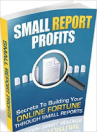Title: Substantial Earning Potential - Small Report Profit, Author: Irwing