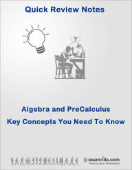 Title: Quick Review: Basic Algebra and Pre-Calculus, Author: Gupta