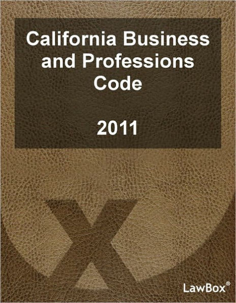 California Business and Professions Code 2011