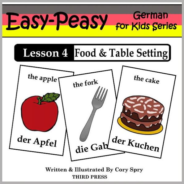 German Lesson 4: Food & Table Setting (Learn German Flash Cards)