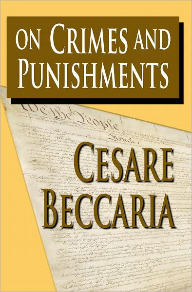 On Crimes And Punishments By Cesare Beccaria, Paperback | Barnes & Noble®