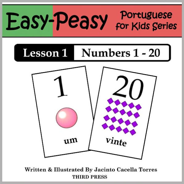 Portuguese Lesson 1: Numbers 1 to 20 (Learn Portuguese Flash Cards)