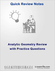 Title: Analytic Geometry Review with Practice Questions, Author: Sharma