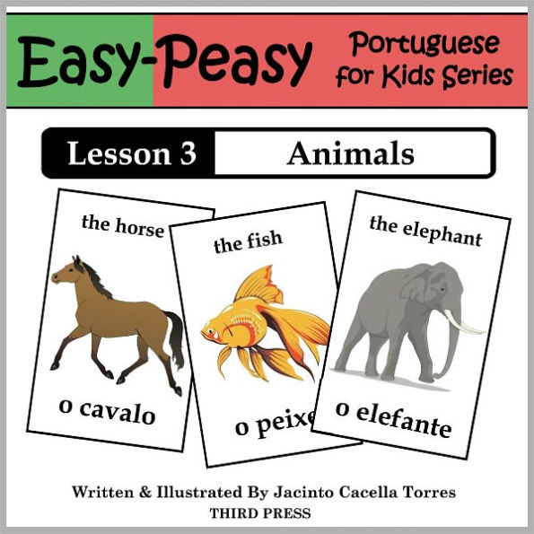 Portuguese Lesson 3: Animals (Learn Portuguese Flash Cards)