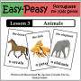 Portuguese Lesson 3: Animals (Learn Portuguese Flash Cards)