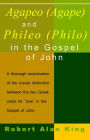 Agapao (Agape) and Phileo (Philo) in The Gospel of John