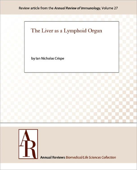 The Liver as a Lymphoid Organ