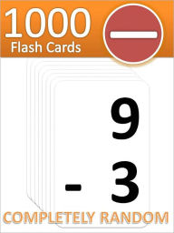 Title: 1000 Subtraction Flash Cards, Author: FatMath