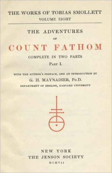 The Adventures of Ferdinand Count Fathom
