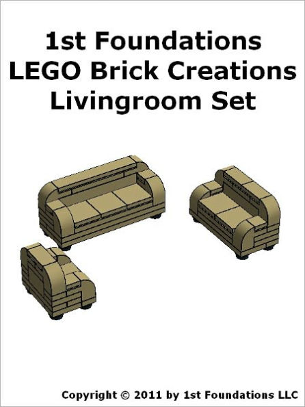 1st Foundations LEGO Brick Creations - Livingroom Set