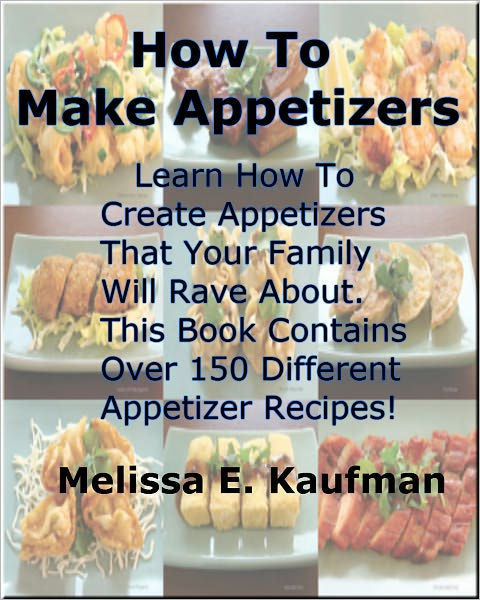 Appetizer Recipe Book to Write In