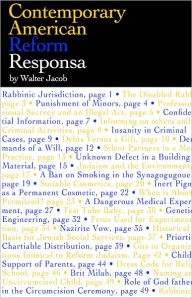 Title: Contemporary American Reform Responsa, Author: Walter Jacob