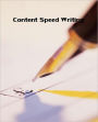 Self Improvement on Content Speed Writing - The critical factor in the process of writing content is time..
