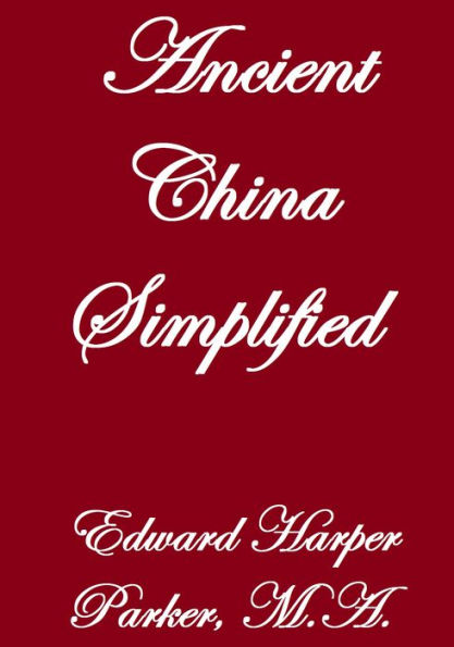 ANCIENT CHINA SIMPLIFIED