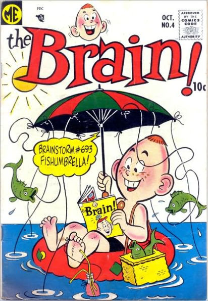 The Brain Number 4 Funny Comic Book