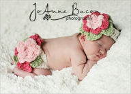 pattern 132 Fancy diaper cover and headband set pattern-4 sizesFrom CrochetMyLove