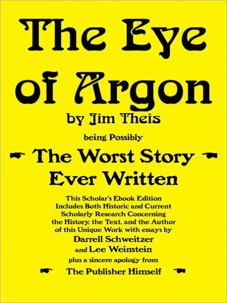 The Eye of Argon Scholars Ebook Edition