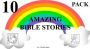 9 FREE AMAZING BIBLE STORIES INCLUDED + Noah and the Ark (Children's Picture Books) Jonah, Daniel, David and Goliath, and More