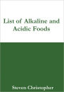 List of 50 Alkaline Foods and 50 Acidic Foods