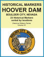 Historical Markers HOOVER DAM, BOULDER CITY, NEVADA