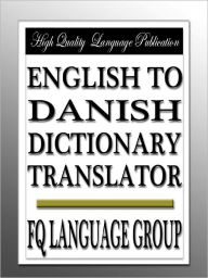 English to Danish Dictionary Translator