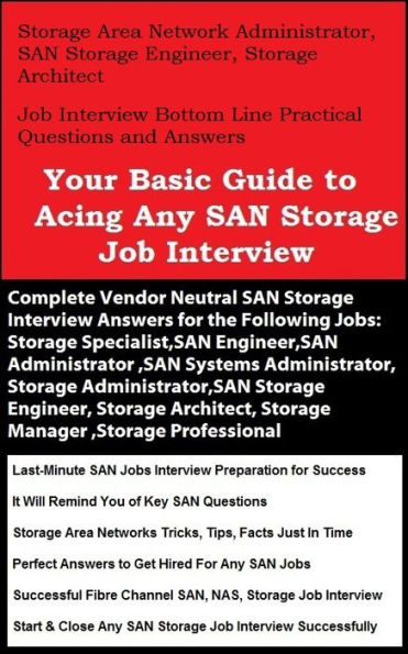 Storage Area Network Administrator, SAN Storage E