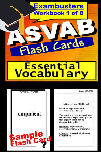 ASVAB Study Guide Essential Vocabulary--ASVAB Flashcards--ASVAB Prep ...