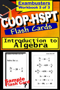 Title: COOP-HSPT Study Guide Algebra Review--COOP Math Flashcards--COOP-HSPT Prep Workbook 3 of 3, Author: COOP-HSPT Ace Academics