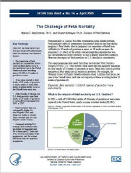 Title: The Challenge of Fetal Mortality, Author: Marian F. MacDorman