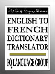 English to French Dictionary Translator