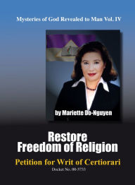 Title: RESTORE FREEDOM OF RELIGION, Author: Mariette Do-Nguyen