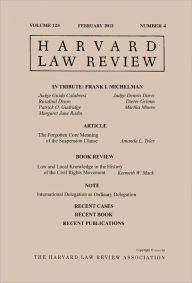 Title: Harvard Law Review: Volume 125, Number 4 - February 2012, Author: Harvard Law Review