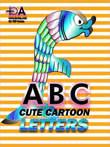 Cute ABC: Cartoon Letters (Learning Alphabet, Level 2 ) - Halloween Gift Idea