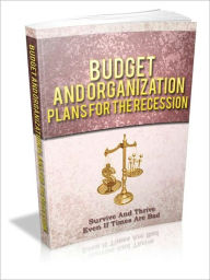 Title: Budget And Organization Plans For The Recession, Author: Susan Feldman