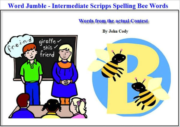Jumbled Words- Fun way to practice for the Scripps Spelling Bee (Intermediate)