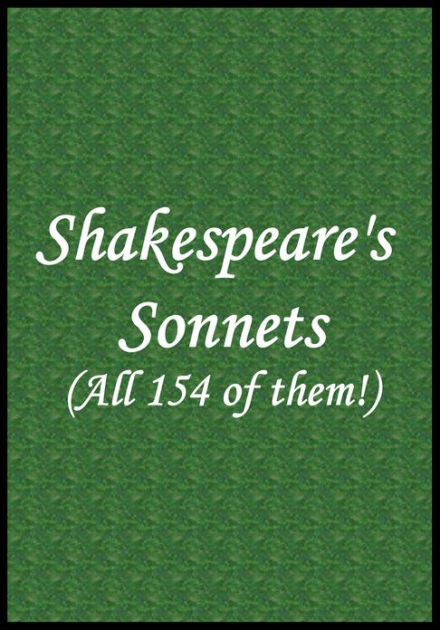 Shakespeare Sonnets All Of Them By William Shakespeare Ebook